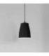 1 Light  Small Ceiling Pendant Matt Black, E27 - 1