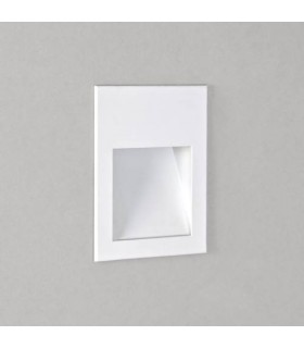 LED 1 Light Indoor Small Recessed Marker Wall Light White IP65 - 1