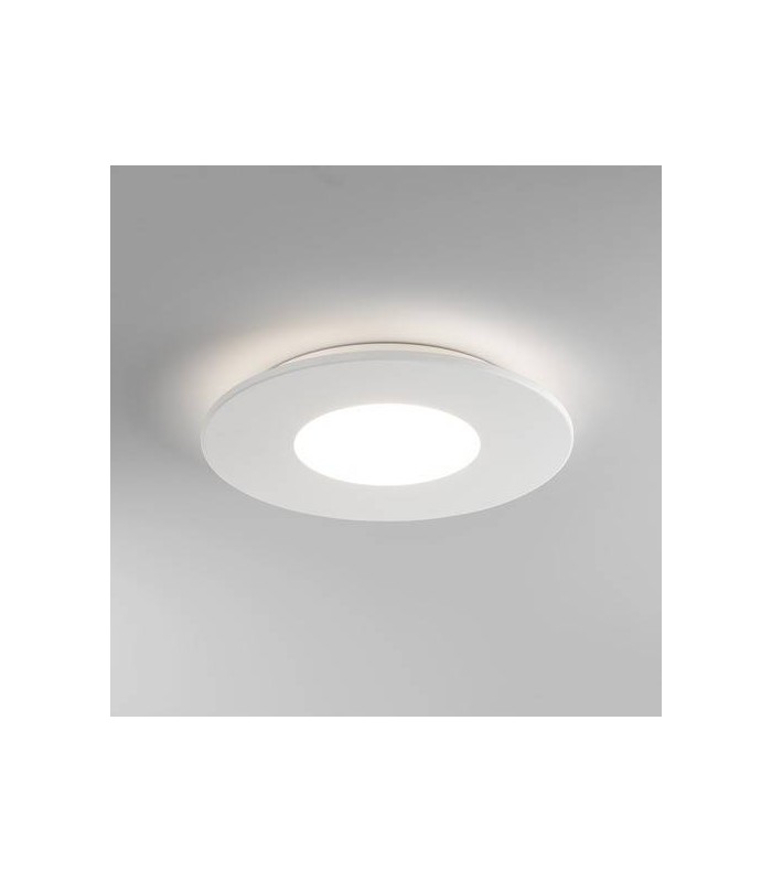 LED 1 Light Flush Ceiling Light Matt White - 1