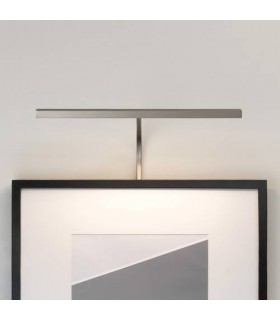 LED 1 Light Medium Picture Wall Light Matt Nickel - 1