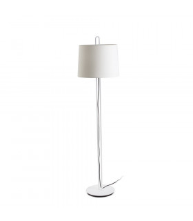 Floor Lamp with Shade White