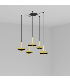 Cluster Pendant Ceiling Light Black