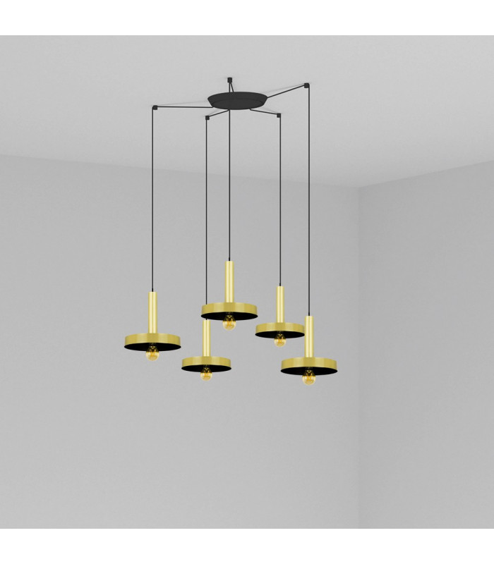 Cluster Pendant Ceiling Light Black