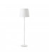 Floor Lamp Round Tappered Shade White