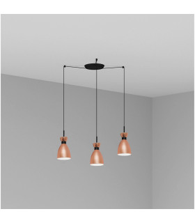 Cluster Pendant Ceiling Light Copper