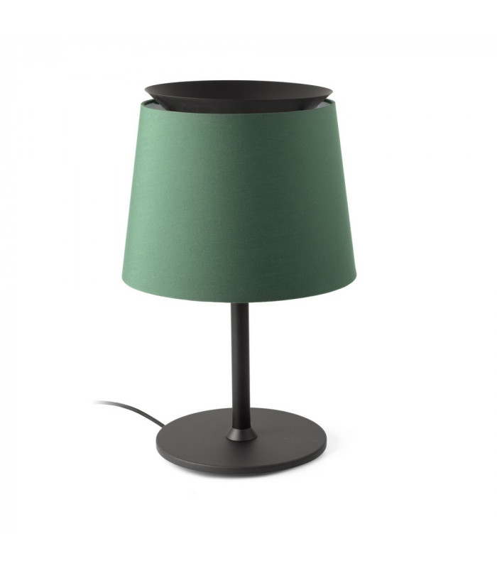Table Lamp Round Tapered Black