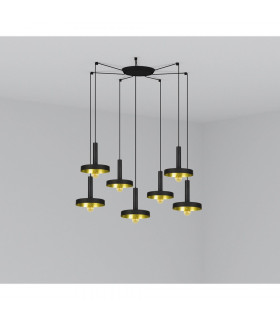 Cluster Pendant Ceiling Light Black