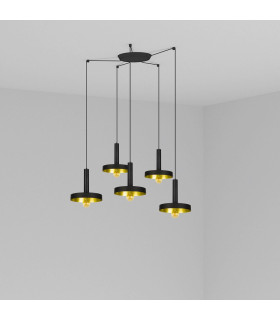 Cluster Pendant Ceiling Light Black