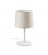 Table Lamp Round Tapered White