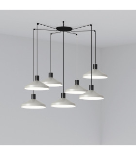 Cluster Pendant Ceiling Light Grey