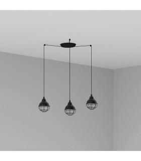 Cluster Pendant Ceiling Light Black