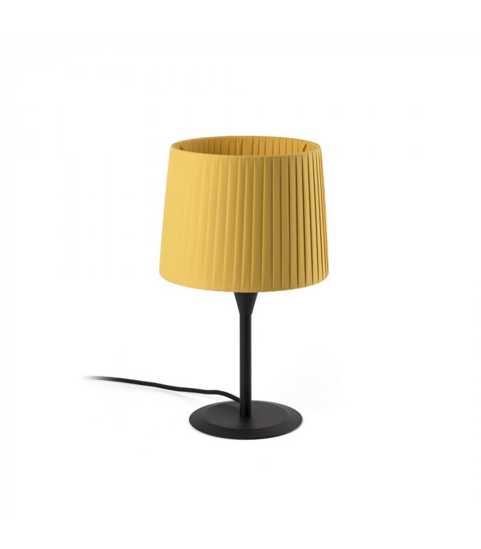 Table Lamp Round Tapered Black
