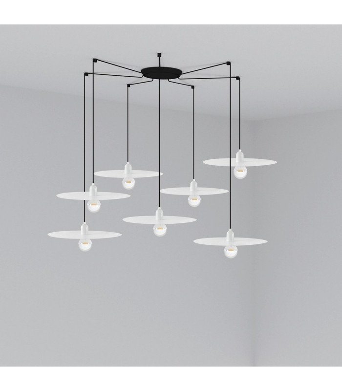 Cluster Pendant Ceiling Light White