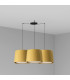 Triple Cylindrical Cluster Drop Light Black