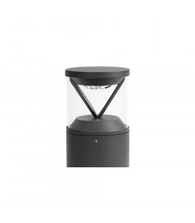 Integrated LED Pedestal Light Outdoor Ground Light Grey