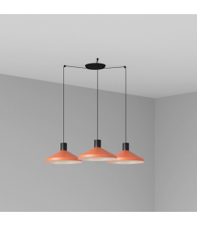 Cluster Pendant Ceiling Light Orange