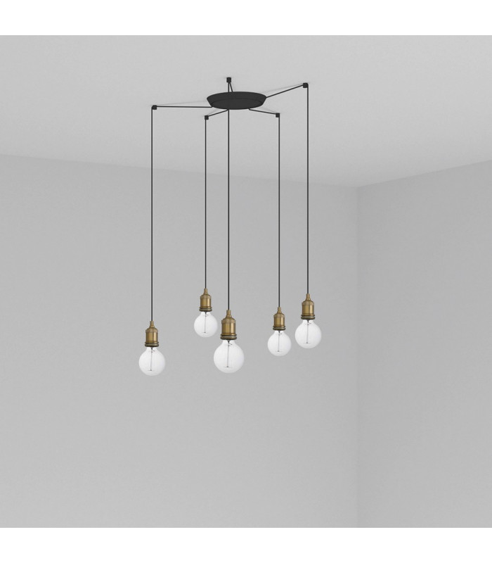 Cluster Pendant Ceiling Light Gold