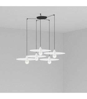 Cluster Pendant Ceiling Light White
