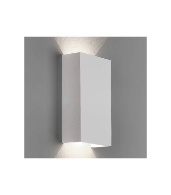 LED 1 Light Small Wall Light Plaster - 1