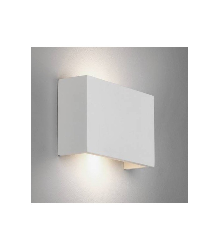 LED 1 Light Large Wall Light Plaster - 1