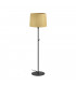 Floor Lamp Round Tappered Shade Black