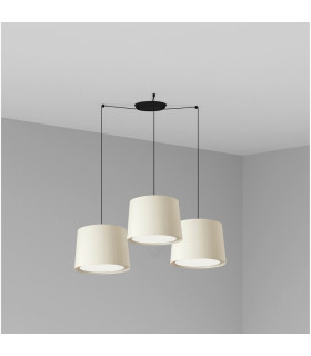 Triple Cylindrical Cluster Drop Light White