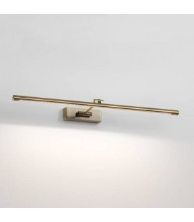 LED 1 Light Picture Wall Light Antique Brass - 1