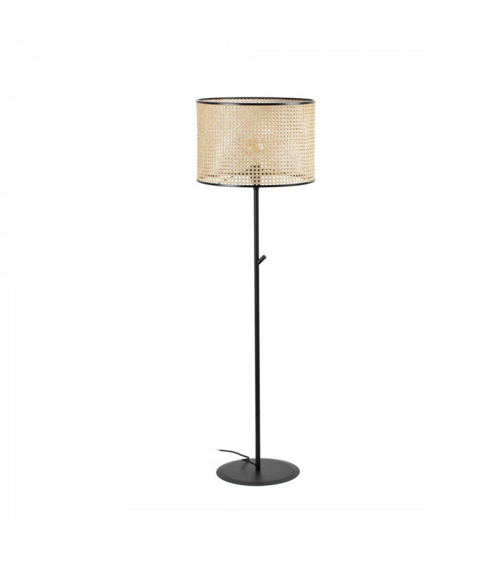 Floor Lamp with Shade Black