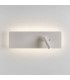 LED 1 Light Indoor Wall Light Matt White with Switched Reader - 1
