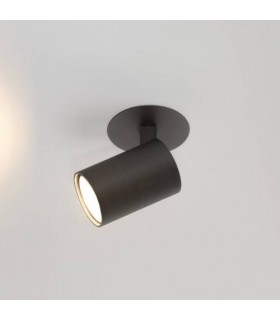 1 Light Recessed Flush Reading Lamps Bronze Effect, GU10 - 1