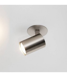 1 Light Recessed Flush Reading Lamps Matt Nickel, GU10 - 1