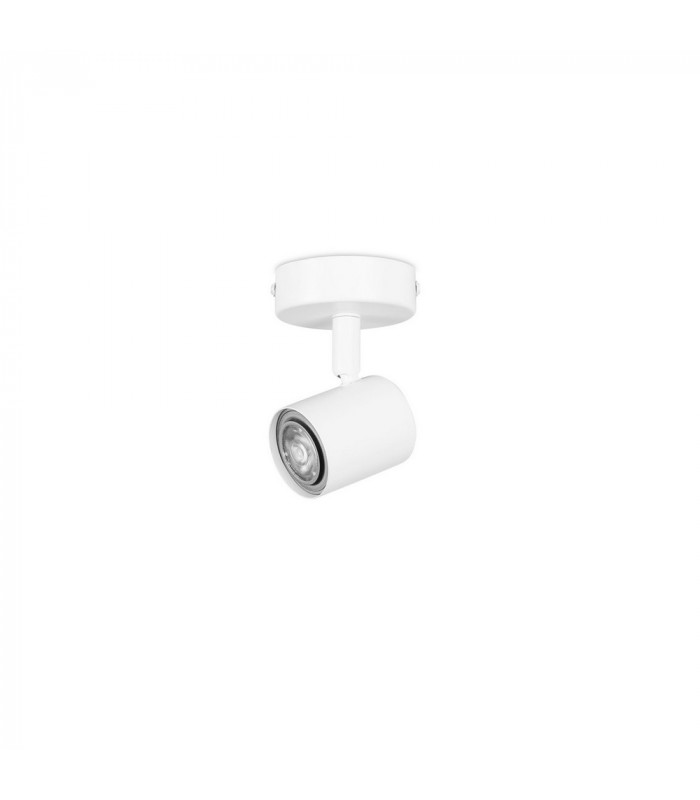 Single Adjustable Spotlight GU10 White