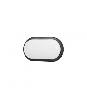 LED Flush Outdoor Wall Light Black 13.4W 3000K 1401lm