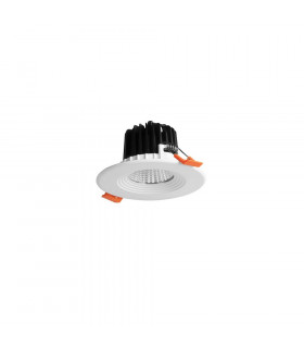 LED Recessed Downlight White IP54 6.1W 3000K 518lm