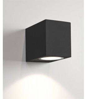 1 Light Outdoor Wall Light Black IP44, GU10 - 1