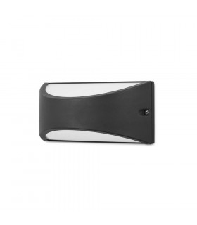 Up Down LED Wall Fixture Urban Grey IP54 8.7W 4000K 444lm