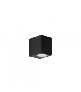 Outdoor Wall Fixture Downlight Black IP44 GU10 7W