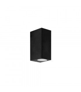 Outdoor Wall Fixture Up Down Light Black IP44 GU10 7W
