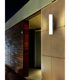 Outdoor LED Wall Fixture Grey IP54 5W 3000K 411lm