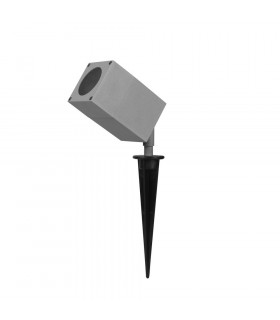 Outdoor Spike Spotlight Grey IP44 GU10 50W