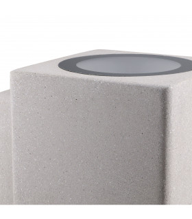 Up Down Wall Fixture IP44 GU10 7W Cement