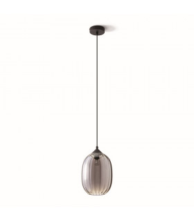 Hanging Dome Pendant Black E27 40W