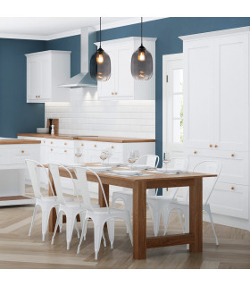 Hanging Dome Pendant Black E27 40W