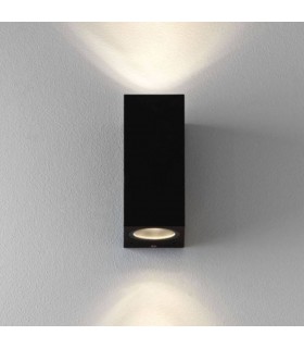 Outdoor Up Down Wall 2 Light Black IP44, GU10 - 1