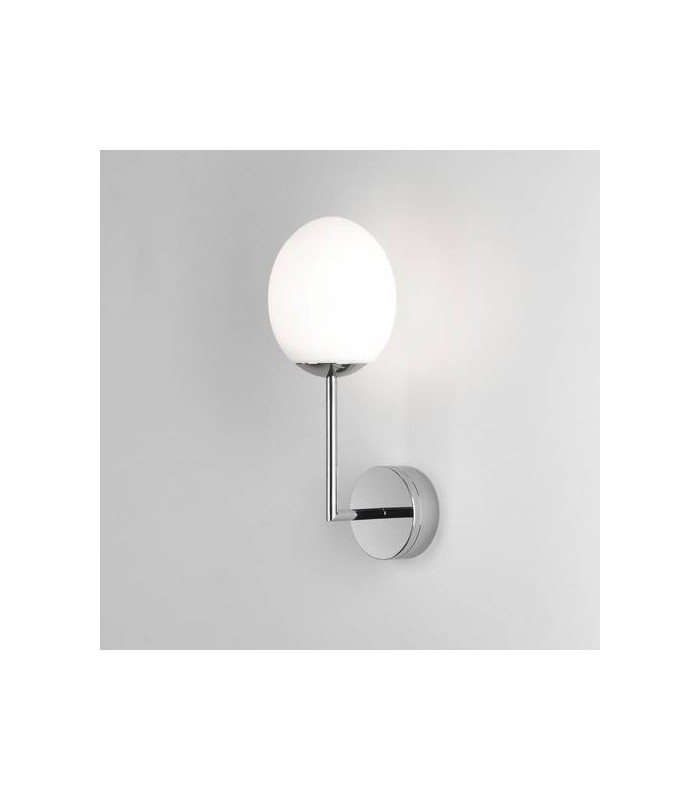 LED 1 Light Bathroom Wall Light Polished Chrome IP44 - 1