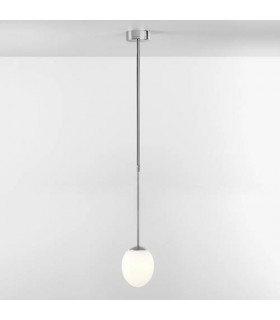 LED 1 Light Ceiling Pendant Light Polished Chrome IP44 - 1