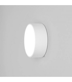 LED 1 Light Outdoor Small Flush Light Textured White IP65 - 1