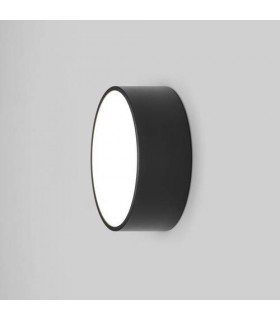 LED 1 Light Outdoor Small Flush Light Textured Black IP65 - 1