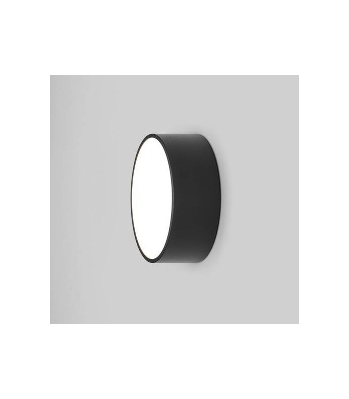 LED 1 Light Outdoor Small Flush Light Textured Black IP65 - 1
