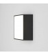 LED 1 Light Outdoor Square Small Flush Light Textured Black IP65 - 1